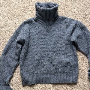 Fluffy turtleneck